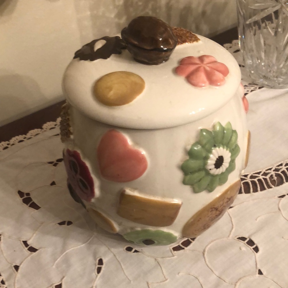 Rare Vintage Napco Cookies All Over Cookie Jar!